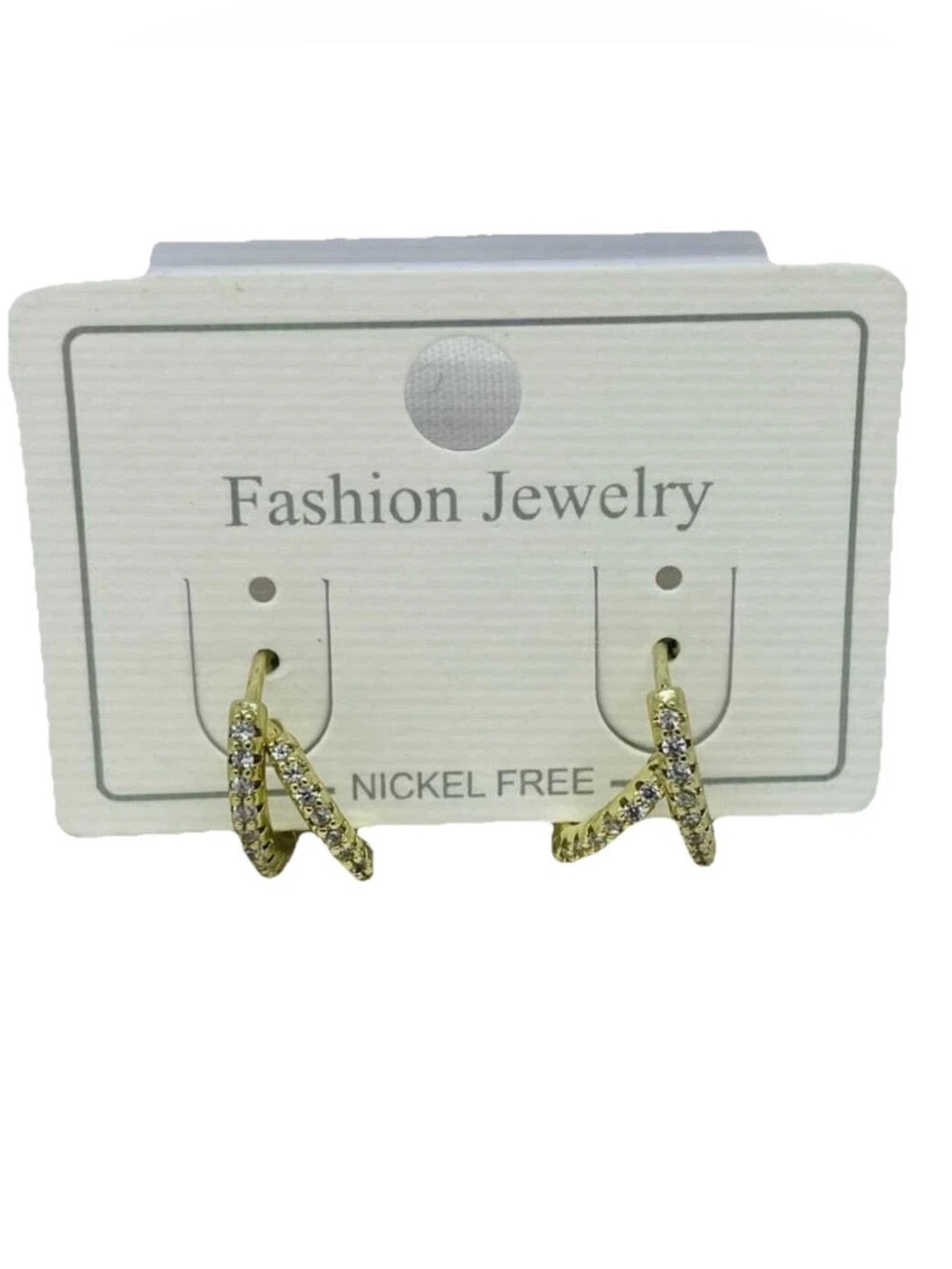 2 pairs of Dainty Earrings hugging hoops 14K plated gold Jewelry Women Girls
